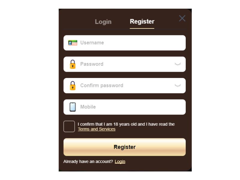 Quick register only takes 30 seconds